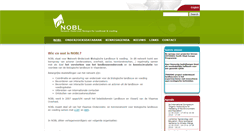 Desktop Screenshot of nobl.be